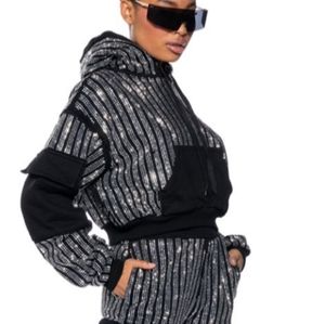 🔥Melina embellished hoodie